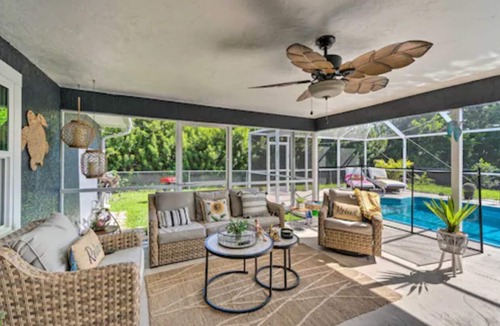 Port Charlotte House | Luxury Oasis - heated & gated pool, relaxing modern home sleeps 8. Best location