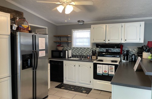 Dadeville House | Mid lake, pet friendly 4 bedroom, 3 bath with protected swim area