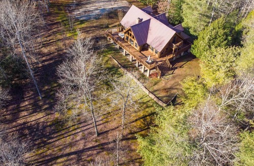 Pine Ridge Cabin | Mill Creek Point- Hot Tub, Covered Deck, 45 Acres, Private Hiking