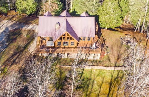Pine Ridge Cabin | Mill Creek Point- Hot Tub, Covered Deck, 45 Acres, Private Hiking
