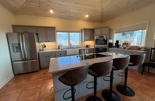 Gatlinburg House | Mobility friendly smoky mountain vacation rental! 180° views, 3 covered porches