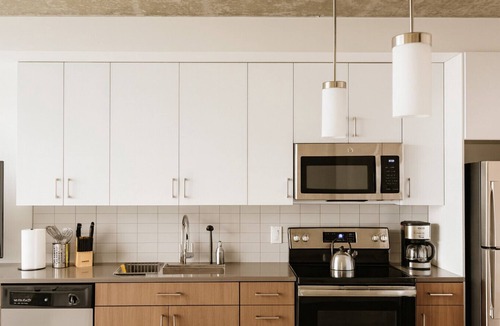 Five Points South Apartment | Modern 2BR Gem | Rooftop Pool + Workspaces