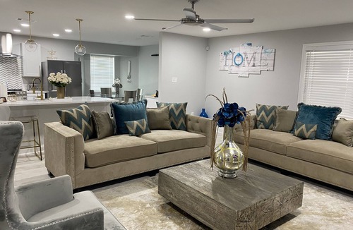 Broadmoor House | Modern 4 bedroom home with pool. Sleeps 10-12 comfortable.