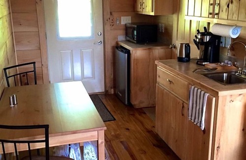 Purlear Cabin | Modern and Romantic Cabin Rental for Couples near Cascade Falls, North Carolina