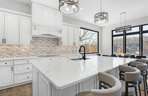 Osage Beach House | Modern Luxury! Sleeps 24! Pool, Spa, Golf, Arcade, Dock! Deep Cove, Calm Waters!