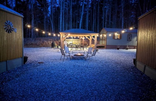 Sylva Cabin | Mountain Cabin Retreat with Firepit & River Views in Sylva, North Carolina