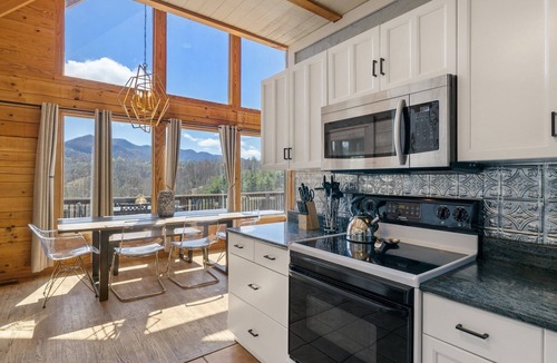 Leicester Cabin | Mountain Escape | Pet-Friendly Cabin w/Hot Tub + Biltmore Pass & Views