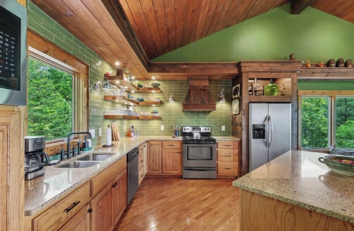 Hayesville House | Mountain & Lake Views, 100 Private Acres, plus a Collection of Southern Folk Art