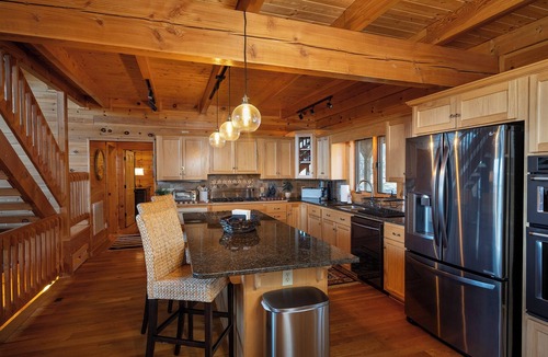 Ferguson Cabin | Mountain Lodge, Spacious Living, Vast Views, Pool Table, Hot Tub, Gas Logs