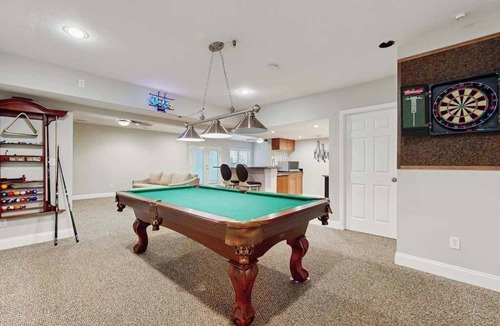 Hendersonville House | Mountain Ranch Home w/Pool Table, Fire Pit & Porch Rockers