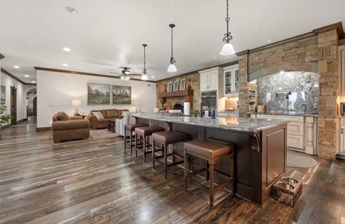 Cleveland House | Mountainside Manor l Custom pool & movie theater!