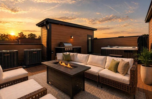 Hurwood Heights House | Multi-Level Retreat with Hot Tub and Rooftop Views