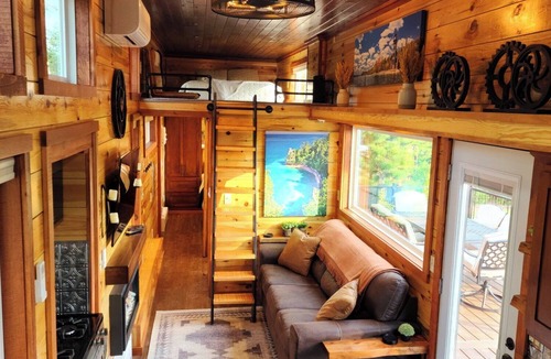 Au Train House | Near Pictured Rocks and trails, On the Au Train River, has private hot tub