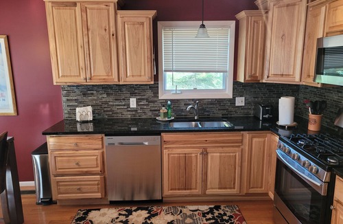 Thompsonville House | New! Crystal Dreams - Gorgeous Dog-Friendly Chalet across from Crystal Mountain with DELUXE 4-PERSON HOT TUB! Includes free shuttle service to Crystal Mountain!