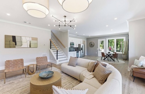 Dawsonville House | New Modern Lakefront Home on Lake Lanier with Dock, Fire Pit & Water Recreation