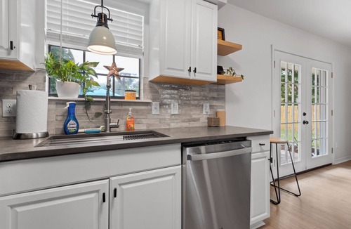 Old Town House | Oak Coastal Retreat! Fire Pit! Golf Cart Included!