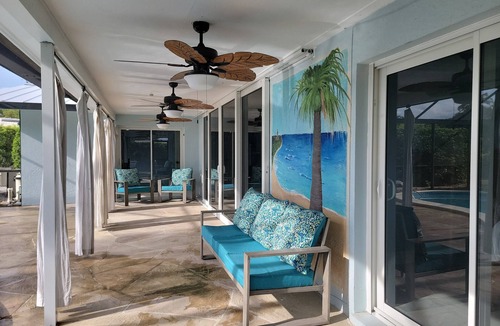 Yacht Club House | Oasis at the cape 3/2 Heated Pool Home with boat dock