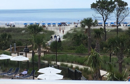 Hilton Head Island Condo | Ocean Dunes 305🌴270 Degree Direct Ocean Front+View With 2En Suite+King & 2Bikes