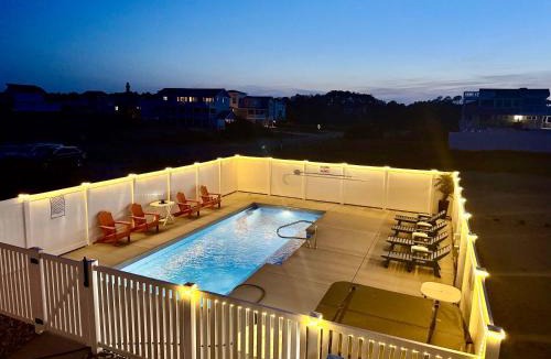 Ocean Hill House | Oceanfront Gem w Pool and Spas GameRm Dune Walkover