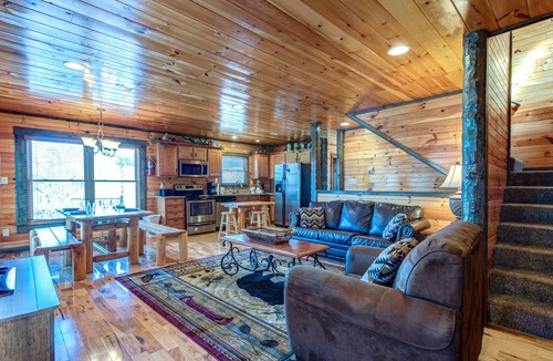 Hemlock Hills Cabin | Old Hickory Lodge | Wooded Views + Arcade Room & Hot Tub!
