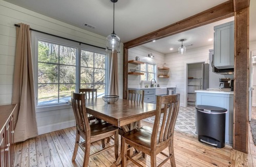 Blairsville House | Old Turner - Remodeled Farmhouse w/Firepit, 2 BRs, near hikes. Dog-friendly!