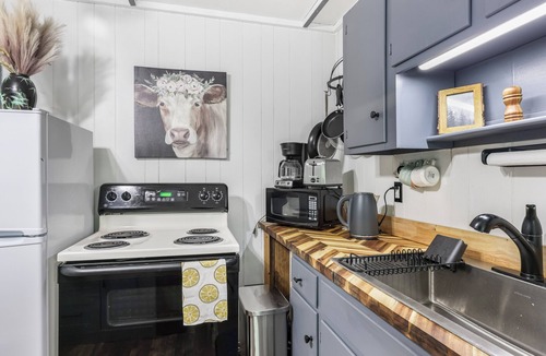 New Market Cabin | Our Cute Cabin + Sauna, firepit, Big deck, nature vibe, safe, small town feel