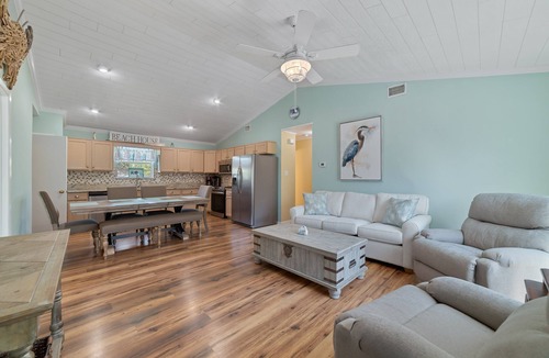 Surf Side Shores House | Our Serenity Now - Your Fort Morgan escape with PRIVATE POOL!