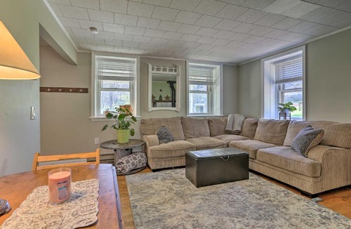 Hellertown House | Patio & Fire Pit: Idyllic Cottage in Hellertown!