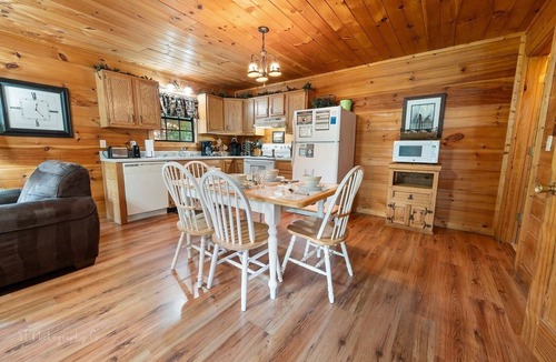 Sevierville Cabin | Paw Prints Secluded Mountain View Cabin with Hot Tub and Pool Table