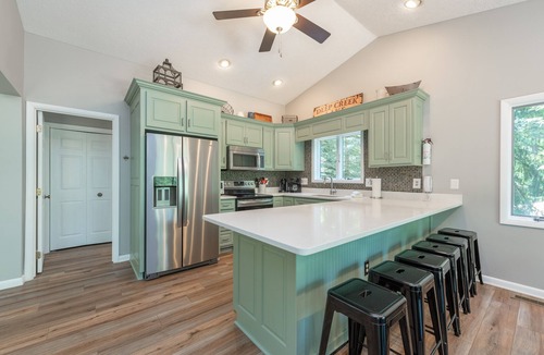 Oakland House | Peaceful Lakefront Gem w/Dock, Hot Tub, Game Room