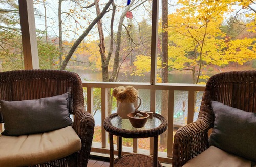 Mountain Rest Cottage | Peaceful Lakeside Haven w/private dock; boating, hiking swimming just steps away