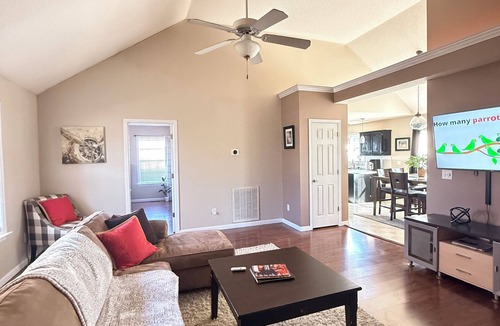 Rock Hill House | Pet-Friendly 3BR Home - Office, Fire Pit & Porch