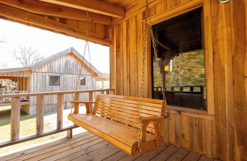 Smithville Cabin | Pet Friendly Peaceful Cabin Near Waterfalls, Fire Pit + Creek