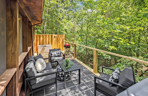 Eureka Springs Cabin | Pets OK Private Hot Tub Starlink WiFi