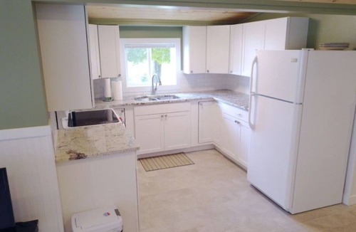 Ludington Cottage | PINE - Grace Landing Cottages With Stunning Sunsets Over Hamlin Lake.