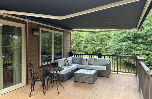 New Lisbon House | Pine Trails Hideaway - Waterview on 3 acres, near Dells, firepit, private trails