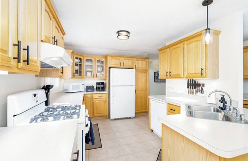 Lake Township House | Platte Lake 5-bedroom Getaway - Private Dock + Boat Mooring - Up North Adventure