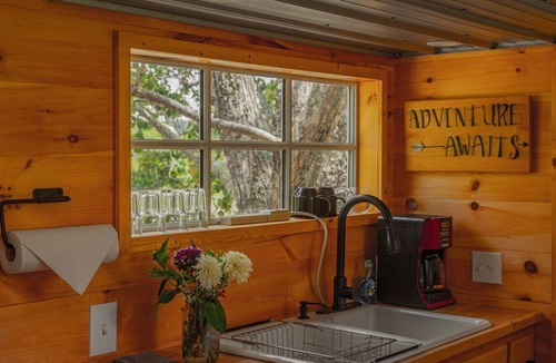 Mouth of Wilson House | Pondside TinyHome near Grayson Highlands FEES INCL