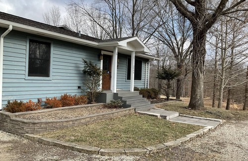 Glencoe House | Private 8 acre Ranch backs to 1850 wooded acre Missouri conservation reservation