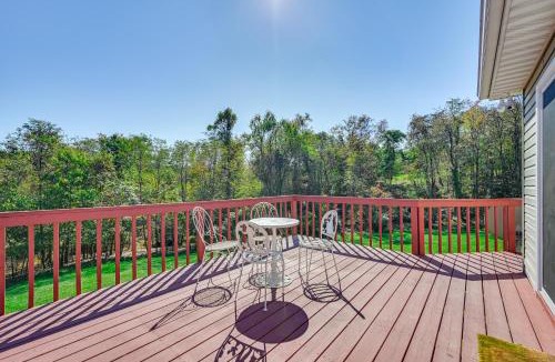 Berkeley Springs House | Private Deck: Berkeley Springs Getaway!