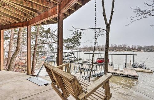 Roach House | Private Dock, Lake Access! Multi-Level Ozarks Home