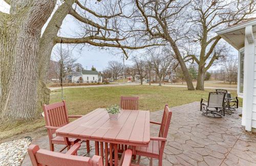 Manistee House | Quiet Manistee Home w/Patio < 1 Mi to Beaches!