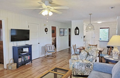 Litchfield by the Sea House | Raised Beach House, Easy Walk to Beach, Screened Porches, Hammock, Dog Friendly
