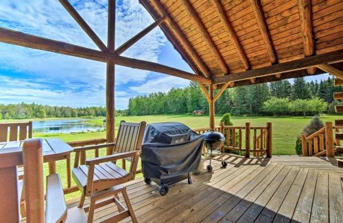Rapid River House | Rapid River Log Cabin w/Loft on 160 Scenic Acres