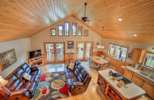Rapid River House | Rapid River Log Cabin w/Loft on 160 Scenic Acres