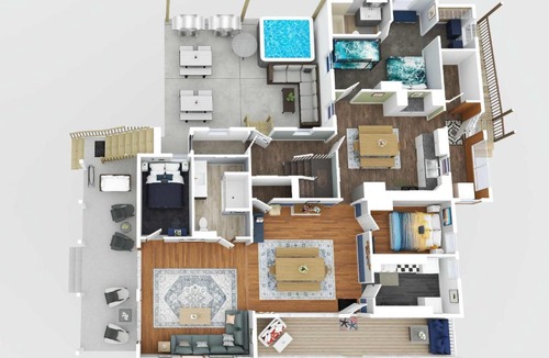Crystal House | Rare 9BR Luxury Retreat Hot Tub Game Room