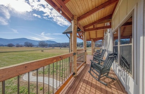 Dandridge House | Recharge with an amazing view of English mountain out each window, or back deck.