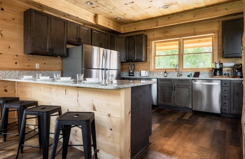 Chalet Village North Cabin | Red Hawk Retreat - Luxury Furnishings, Private Pool, + More!