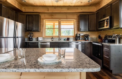 Chalet Village North Cabin | Red Hawk Retreat - Luxury Furnishings, Private Pool, + More!