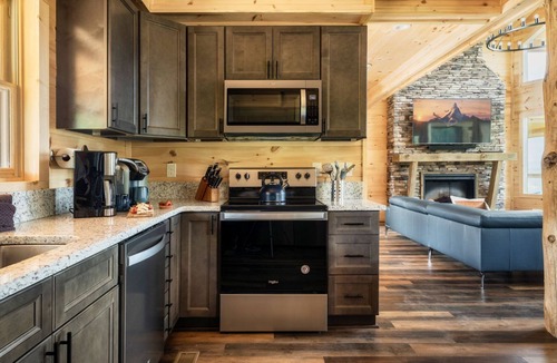 Chalet Village North Cabin | Red Hawk Retreat - Luxury Furnishings, Private Pool, + More!